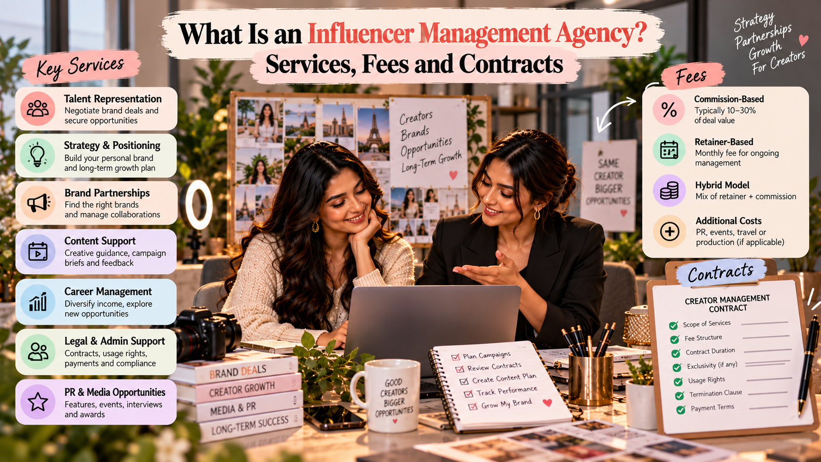 What Is an Influencer Management Agency? Services, Fees and Contracts