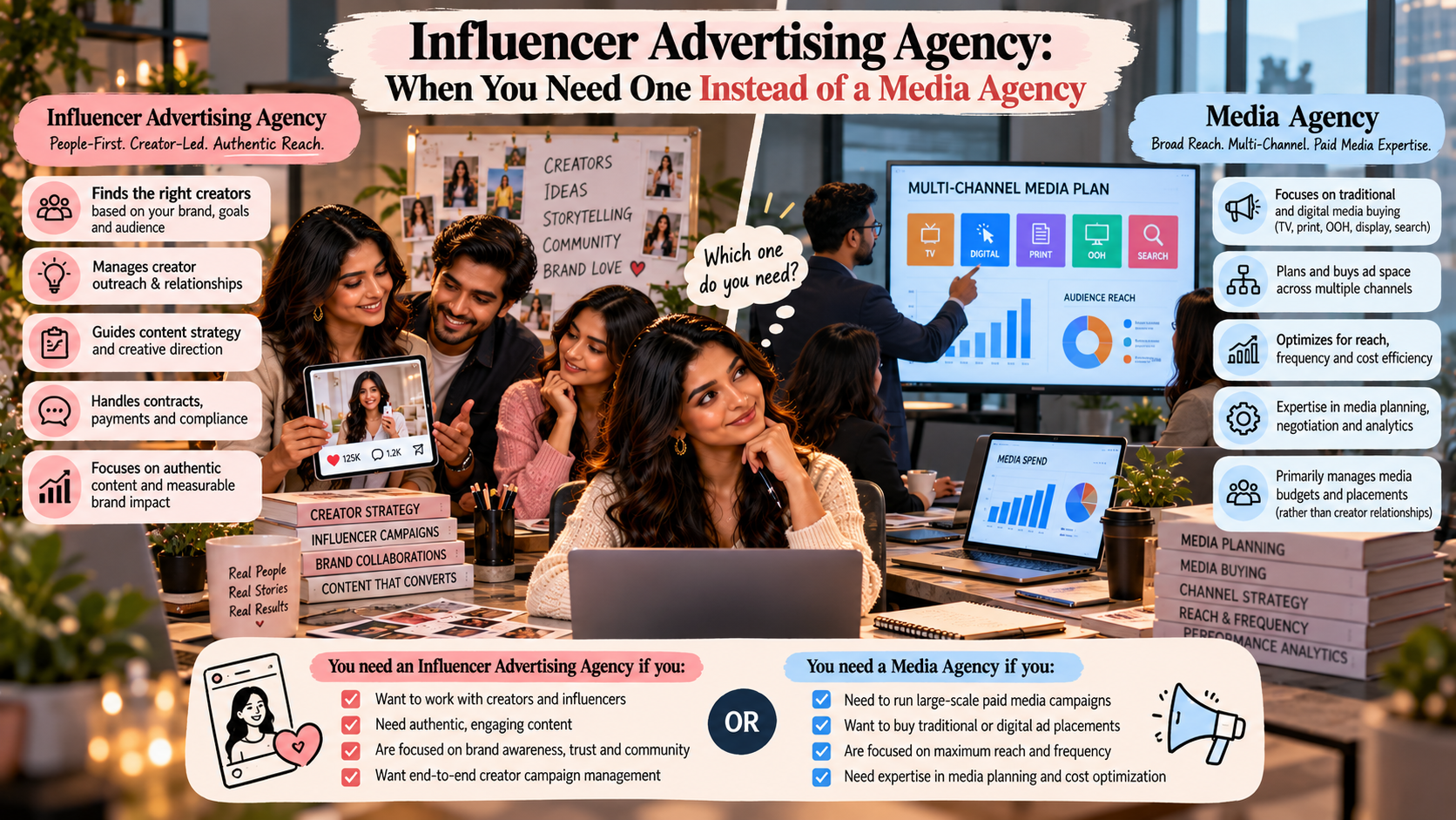Influencer Advertising Agency: When You Need One Instead of a Media Agency