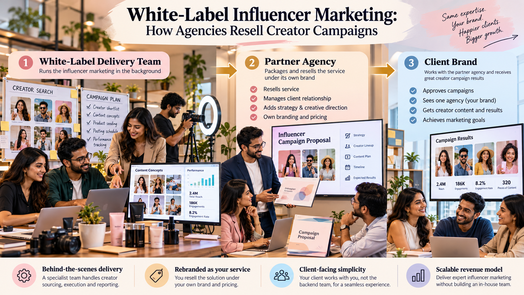 White-Label Influencer Marketing: How Agencies Resell Creator Campaigns