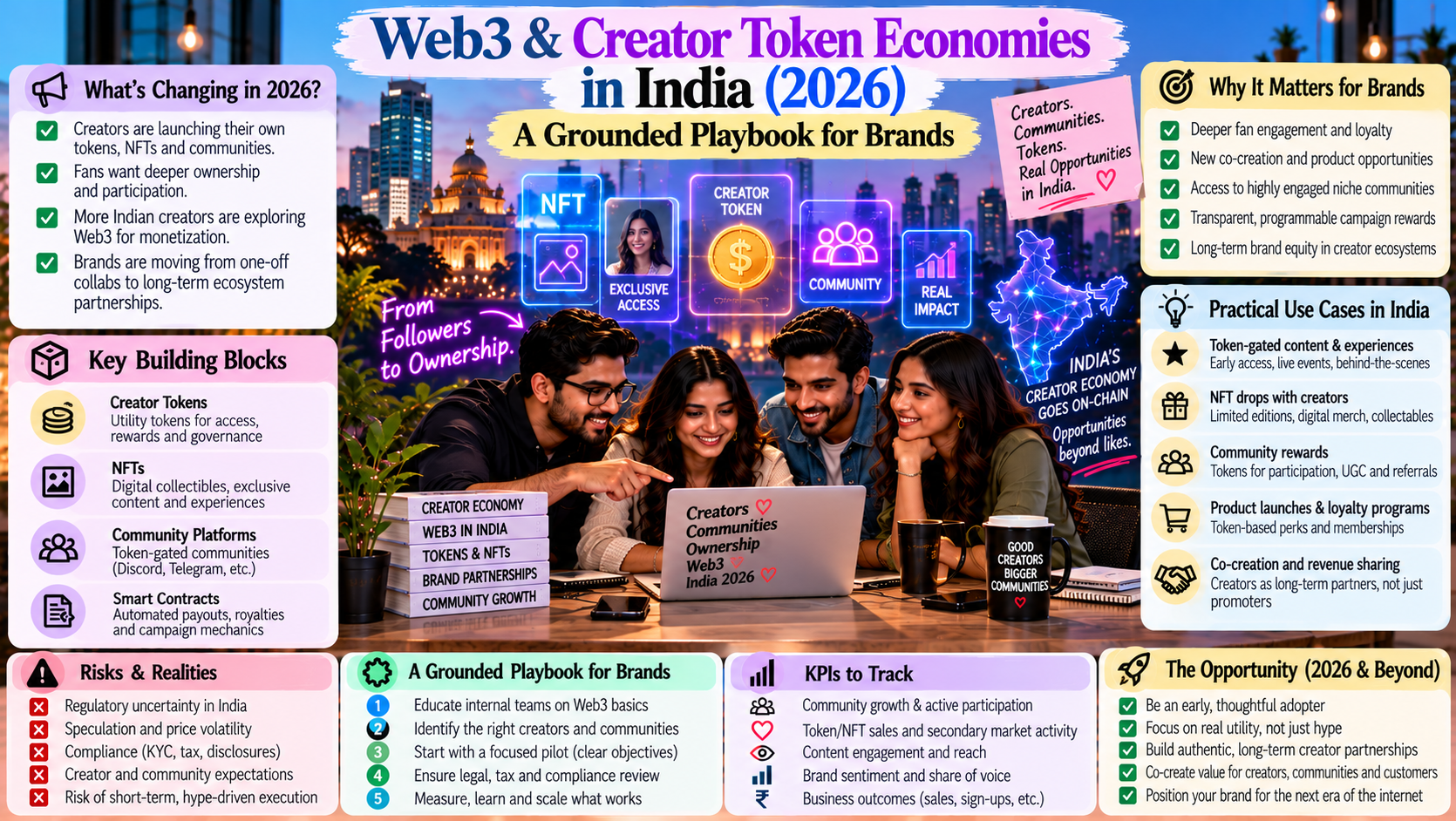 Web3 & Creator Token Economies in India (2026): A Grounded Playbook for Brands