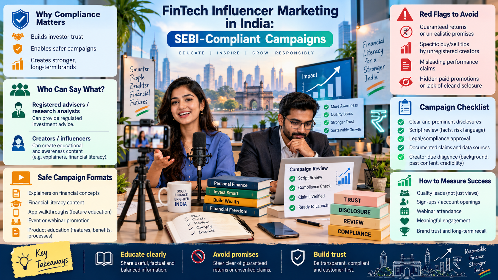 FinTech Influencer Marketing in India: SEBI-Compliant Campaigns