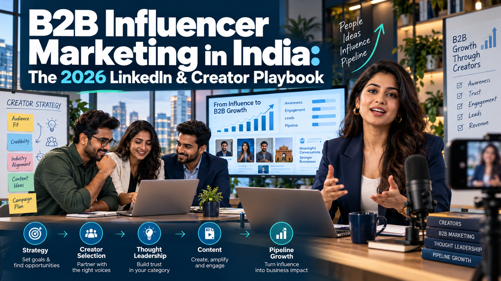 B2B Influencer Marketing in India: The 2026 LinkedIn & Creator Playbook