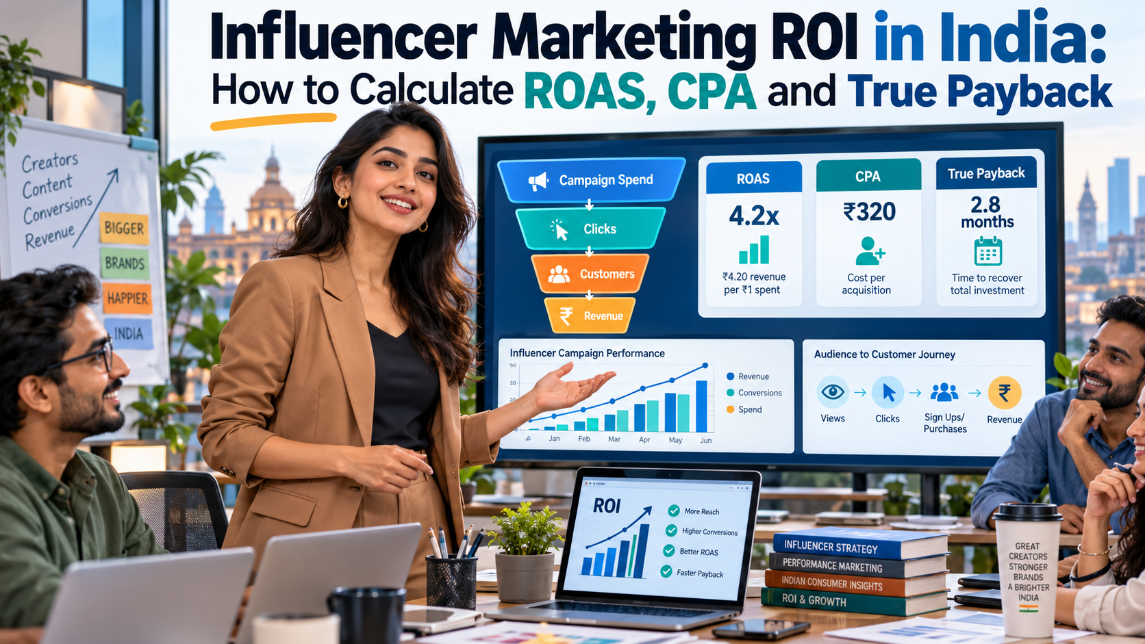 Influencer Marketing ROI in India: How to Calculate ROAS, CPA and True Payback