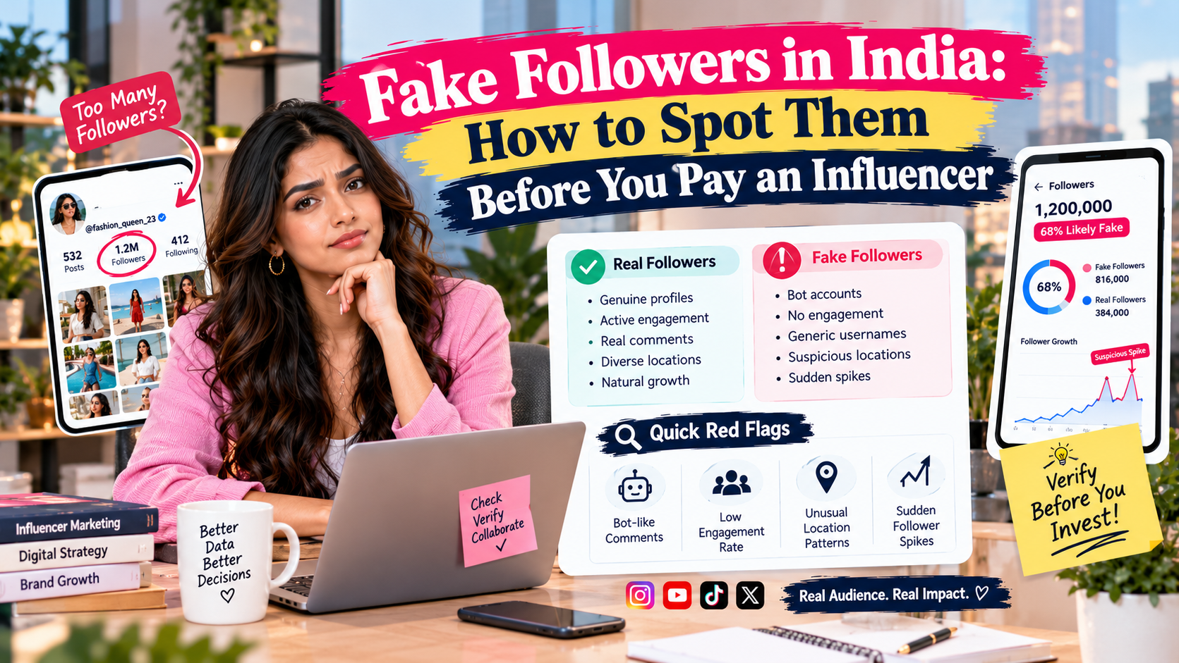 Fake Followers in India: How to Spot Them Before You Pay an Influencer