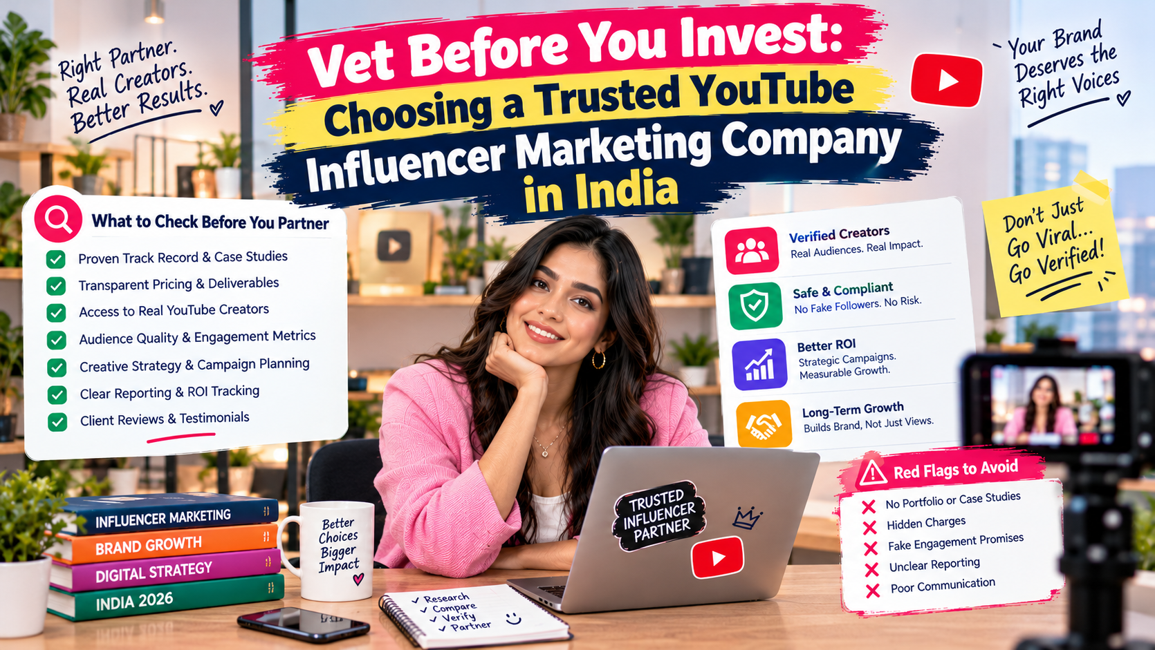 Vet Before You Invest: Choosing a Trusted YouTube Influencer Marketing Company in India